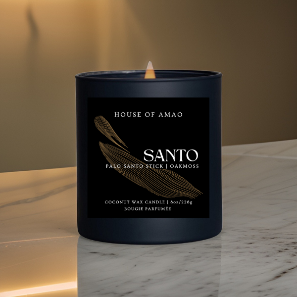 SANTO | Palo Santo wood + oakmoss + Heliotrope